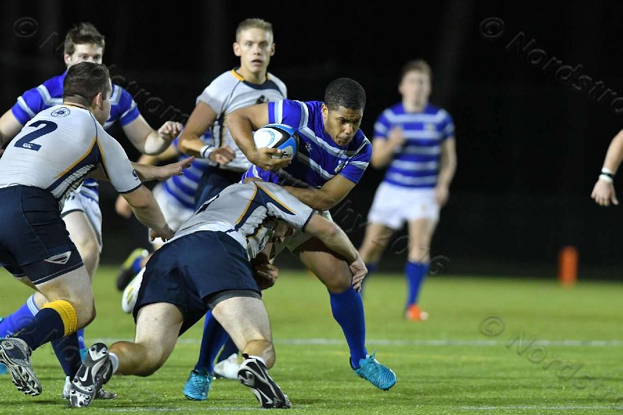 Wheaton Men\'s Rugby vs Mass Maritime.  Photo by Keith Nordstrom